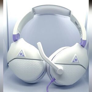 Turtle Beach Recon Spark White/Purple Over Ears Gaming Wired Headset Headphones